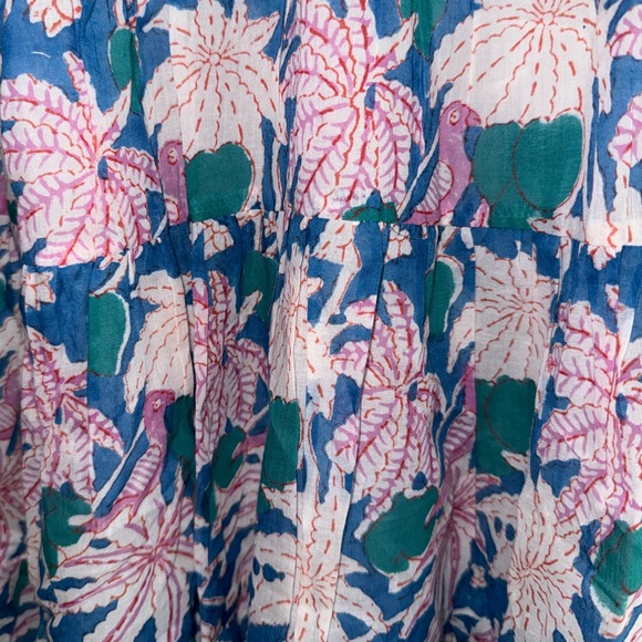 New Oliphant Cross Back Cayman Blue Mini Dress tuckernuck - Picture 6 of 7